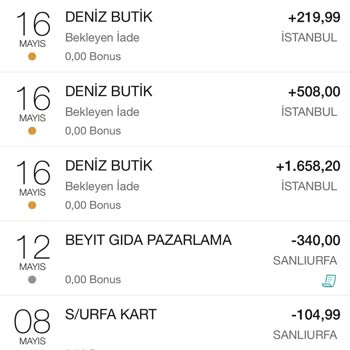Deniz Butik İade İşleminde Eksik Tutar Yatırılması