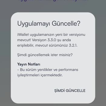İwallet Uygulaması Çalışmaması Hk