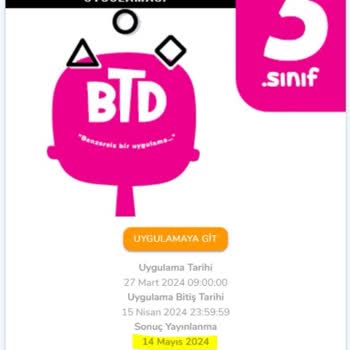 Okulistik Geciken Btd Sınav Sonucu Ve Sorunlu Web Site