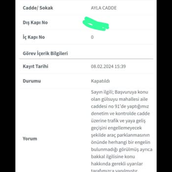 Maltepe Belediyesi Kamu Yolunun İşgal Edilmesi