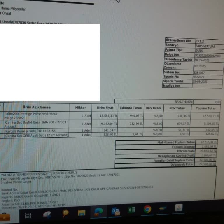 1 Yıllık Yataş Yatağın Bir Tarafının Çökmesi