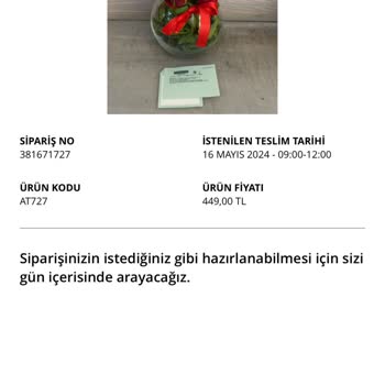 Çiçek Sepeti Paramı İade Alamıyorum. İstemediğim Ürün Hazırlanıyor