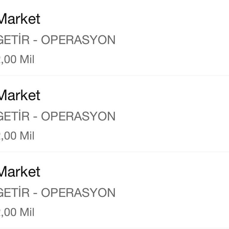 Getir Sistem Hatasından Kaynaklanan Ödemesi İade Sorunu