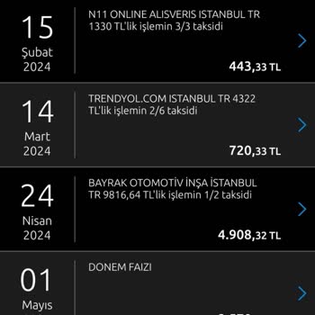 Yapı Kredi Kartımdan Gecikme Faizi Dışında Uydurma Bir Faiz Kesmiş.