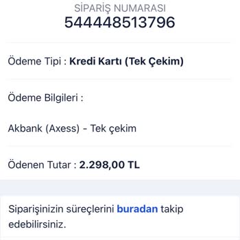 Kalitek Damlama Siparişimi Göndermedi