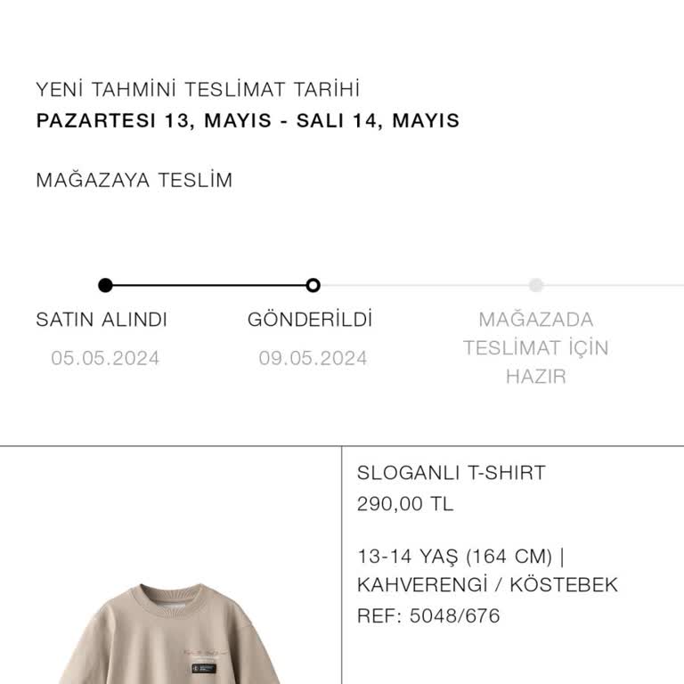 Zara Online Alışverişte Mağdur Oldum