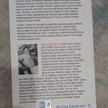 İş Bankası Kültür Yayınları Martin Eden - Kültür Yayınları Basım Hatası