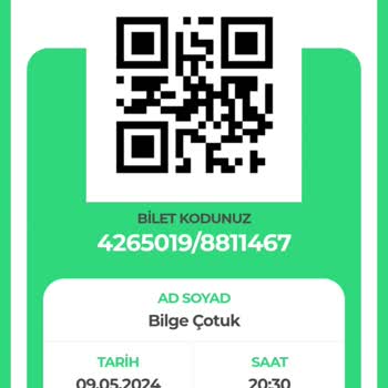 Bubilet Motive Samsun Konseri