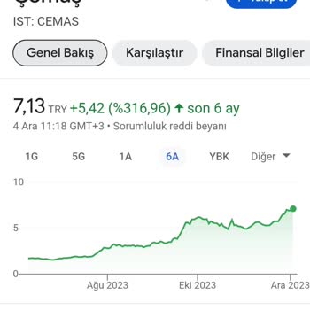 Borsa İstanbul (BIST) Çemaş Hisse Bizi Mağdur Etti