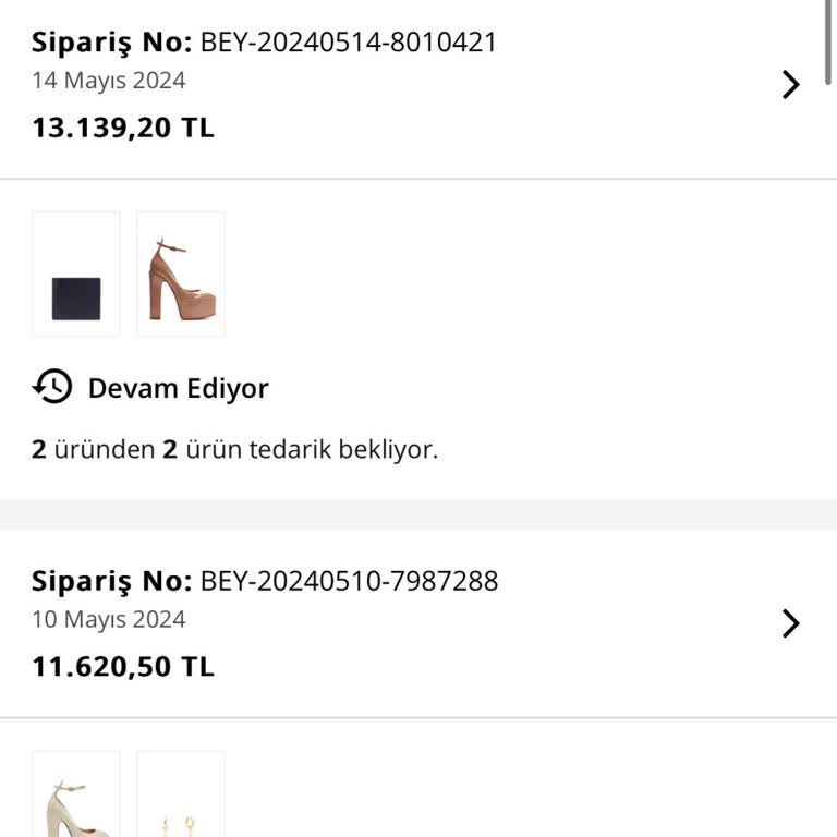 Beymen 2 Adet Ayakkabı Siparişim Günlerdir Tedarik Edilip Gönderilmiyor