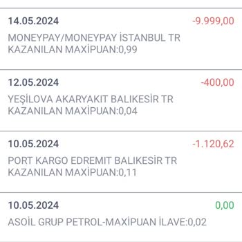 MoneyPay Murat K****** Hesaptan Para Çekimi