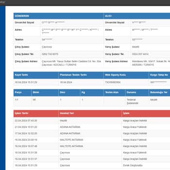 İcanpares Sürat Kargo 1 Ay Geçmesine Rağmen Teslimat Yapmadı!