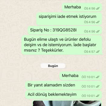 Shule Bags Kalitesiz Ürün Ve İade Sürecinde İletişim Sorunu