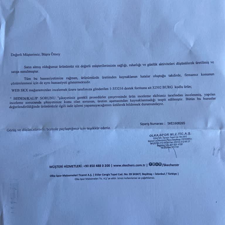 Skechers İçe Basma Problemi