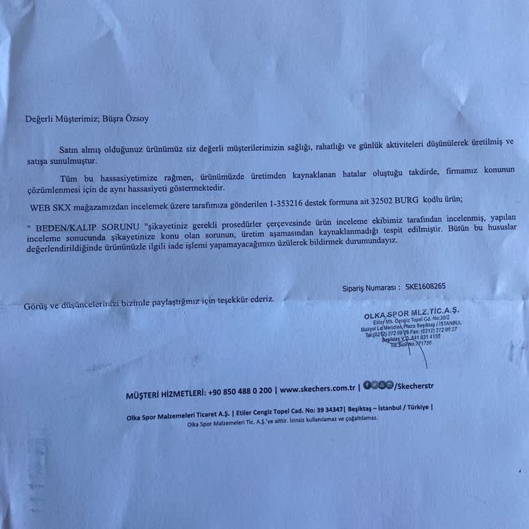 Skechers İçe Basma Problemi