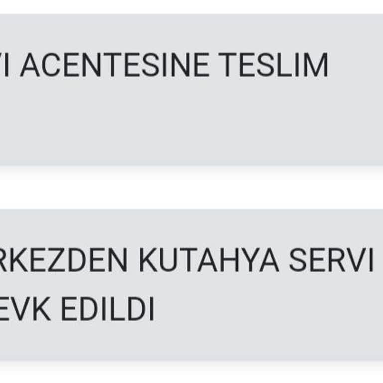 Kuryenet Kargomun Günlerdir Gelmeyişi
