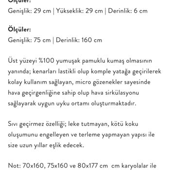 Çilek Mobilya Yatak Koruyucu Problemi!