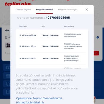 Aras Kargo Teslim Edildi Gözüken Kargonun Teslim Edilmemesi Hakkında