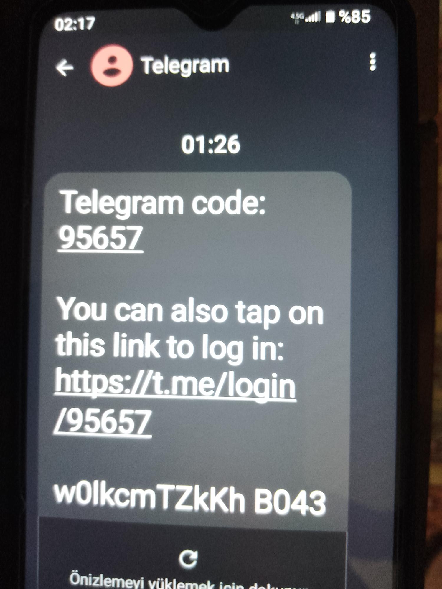 Без моего ведома был создан аккаунт в Telegram на мой номер телефона -  Xolvie