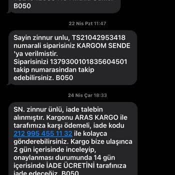 Eyyo Atelier 18 Gündür İademin Yatmasını Bekliyorum