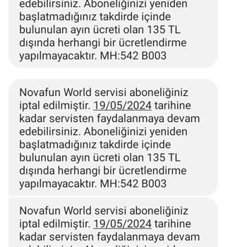 Vodafone Abonelik İşlemleri Onaysız