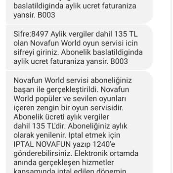 Vodafone Abonelik İşlemleri Onaysız