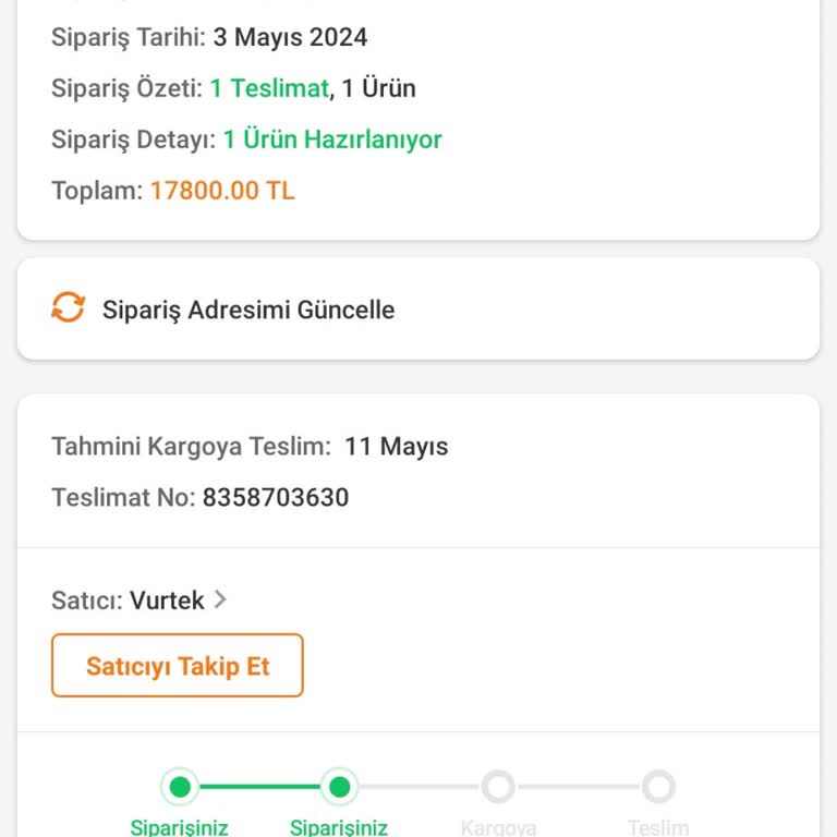 Trendyol'da Kargolanmayan Kahve Makinesi Mağduriyeti