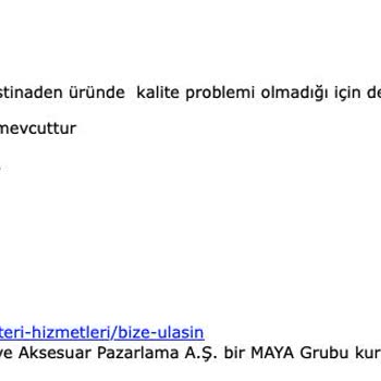 IKEA İnternet Mağazası İade Talebi