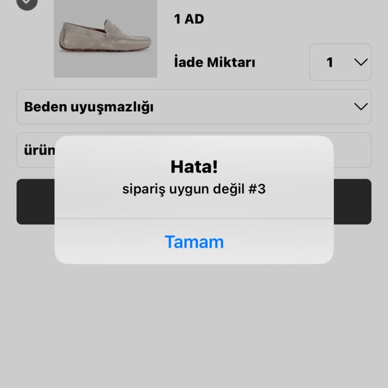 Lufian İnternet Alışverişi İade Sorunu