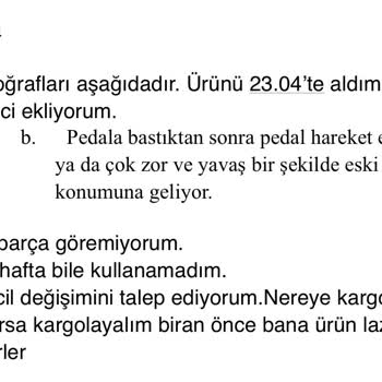 Bozuk Ürünü Saçma Cevaplarla Değişmemeye Çalışan Vileda!