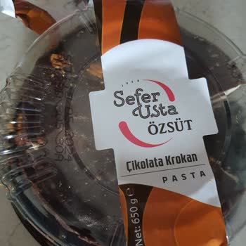 A101den Aldığım Özsüt Sefer Usta Krokanlı Pastadan Çürük Tat Geliyor