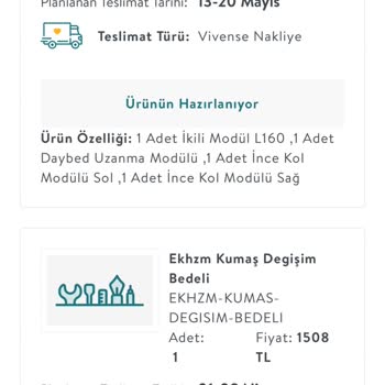 Vivense Ayıplı Teslimat Tarihi