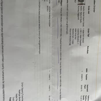 Vivense Ayıplı Teslimat Tarihi