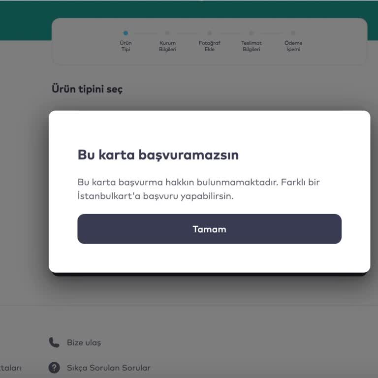 BELBİM (İstanbulkart) Öğrenci İstanbulkartı Çıkartamıyorum