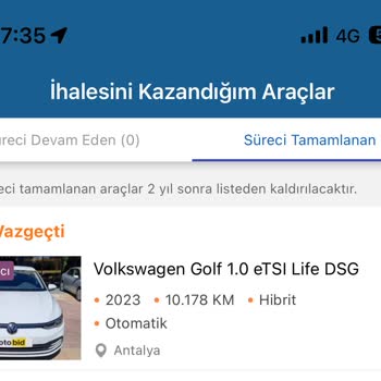 Sahibinden.com İhalede Kazandığımız Aracımızı Vermiyorlar
