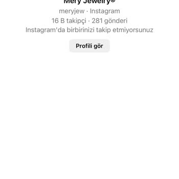 Meryjew Mery Jewellery'den Kolye Aldım Geri Dönüş Yapılmıyor Mağduriyetteyim