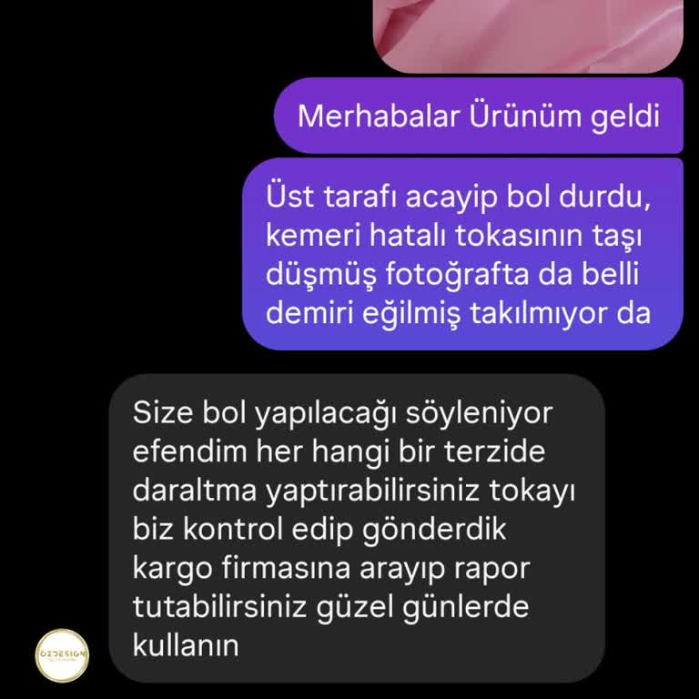 Özz Design Bu Siteden Aldığım Elbiseyle Bayağı Mağduriyet Yaşadım