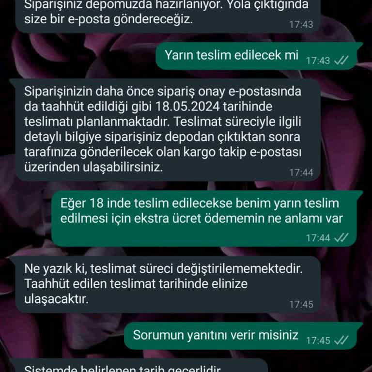 Zara Ücret Ödediğim Halde Siparişimi Seçtiğim Tarihte Teslim Etmiyor