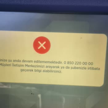 Ziraat Bankası ATM Sorunu Var Muhatap Bulamıyorum