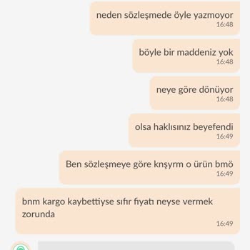 Dolap Kargonun Kaybolması Hizmet Bedeli