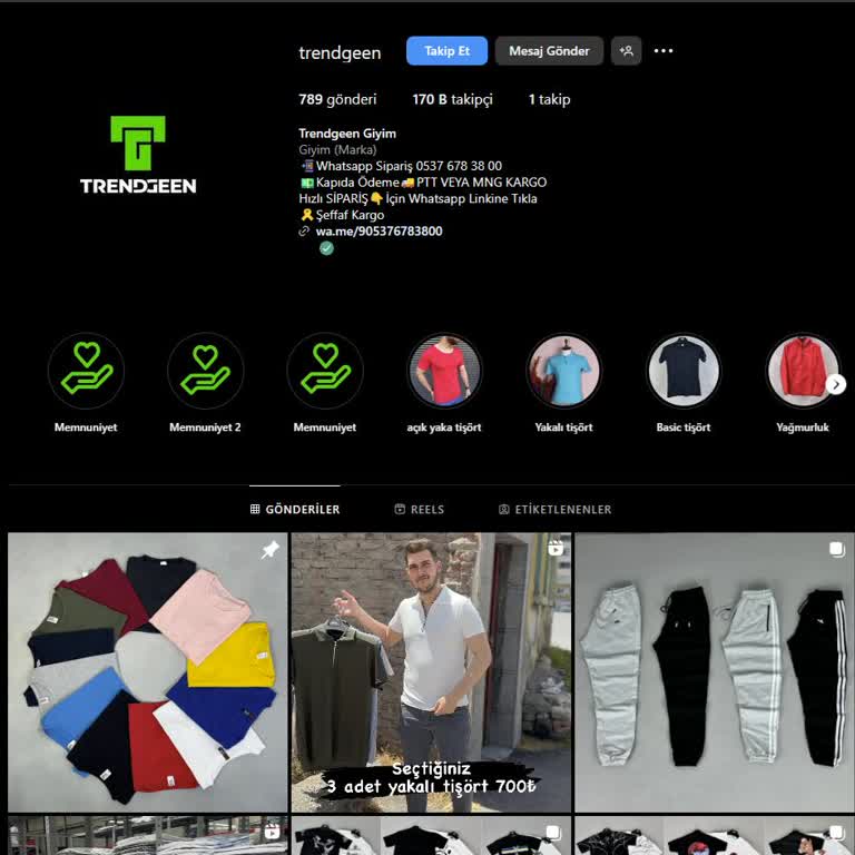 Trendgeen Giyim (Instagram) Herkesi Mağdur Ediyor