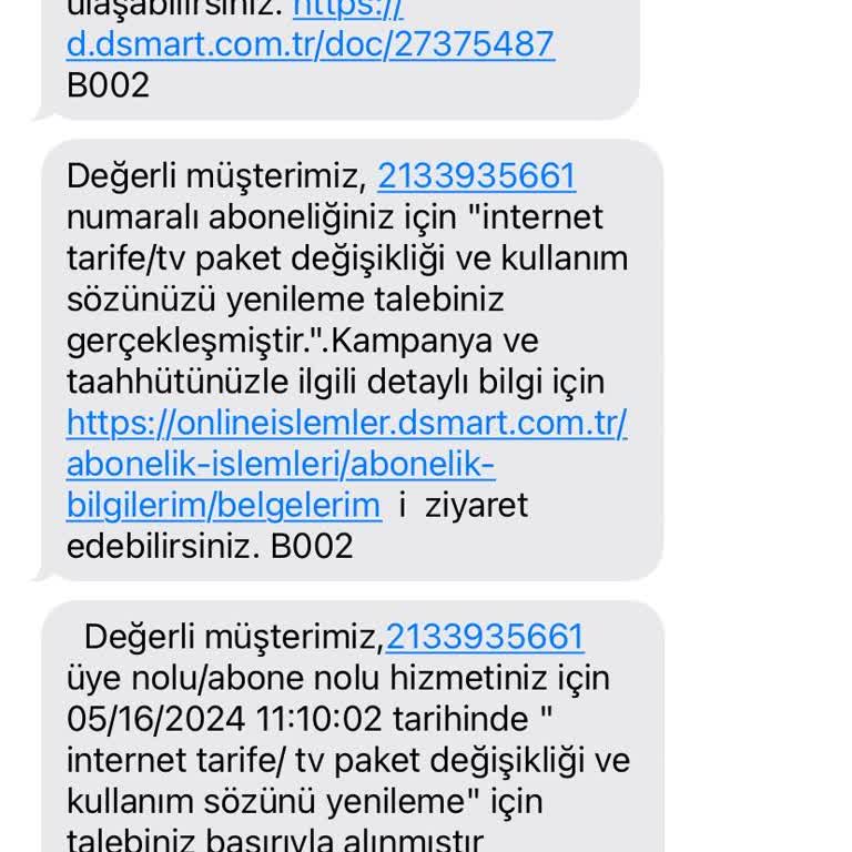 DSmart Habersiz Taahhüt Yenileme