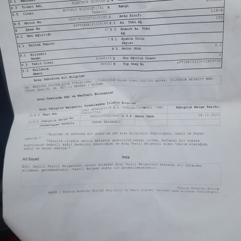 Volta Motor Şikayet Rezilli