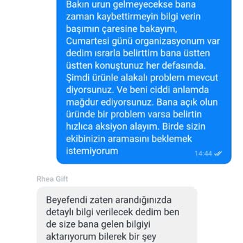 Rhea Gift Müşterilerini Ciddi Anlamda Mağdur Ediyor.