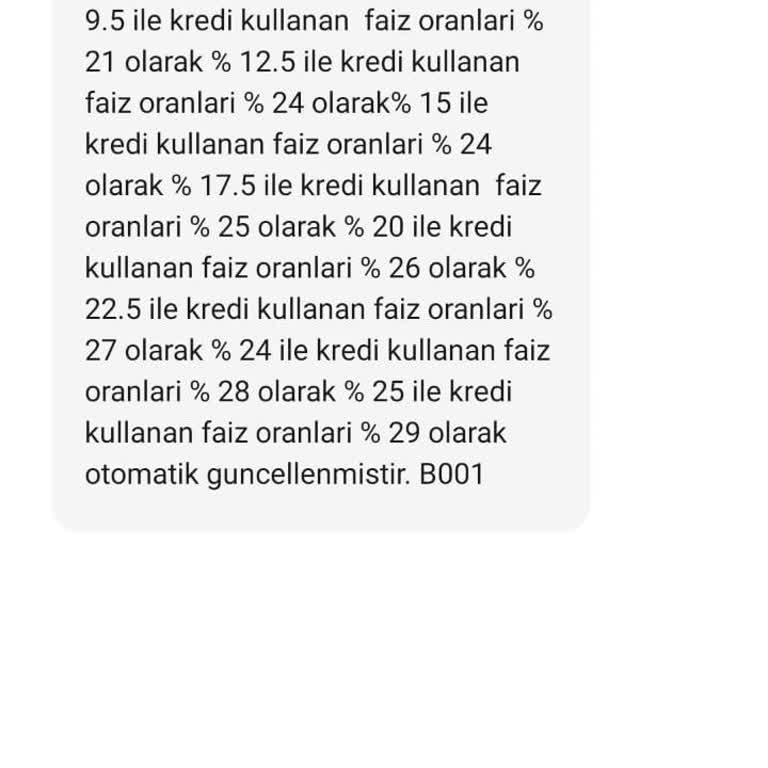 Halkbank Esnaf Kredi Faiz Artırımı