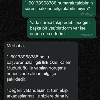 İBB Destek Masası İle İletişim Sorunları