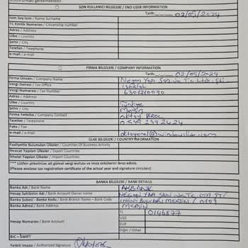 BDH Bilişim Destek Hizmetleri Servis Formunun Yanlış Gönderilmesi
