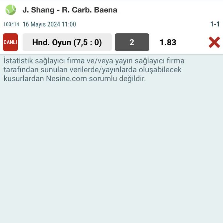 Nesine Kupon Sonuçlandırma Hata