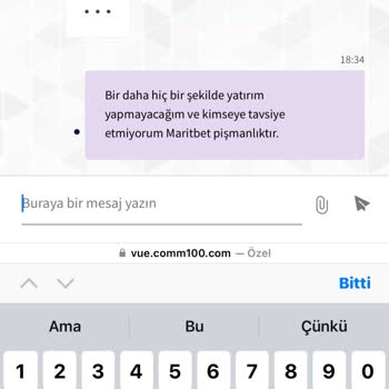 Maritbet Pişmanlıktır Yatırım Yapmayın