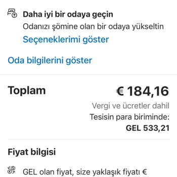 Booking'de Rezervasyon Ücreti İle Tahsil Edilen Ücret Farkı